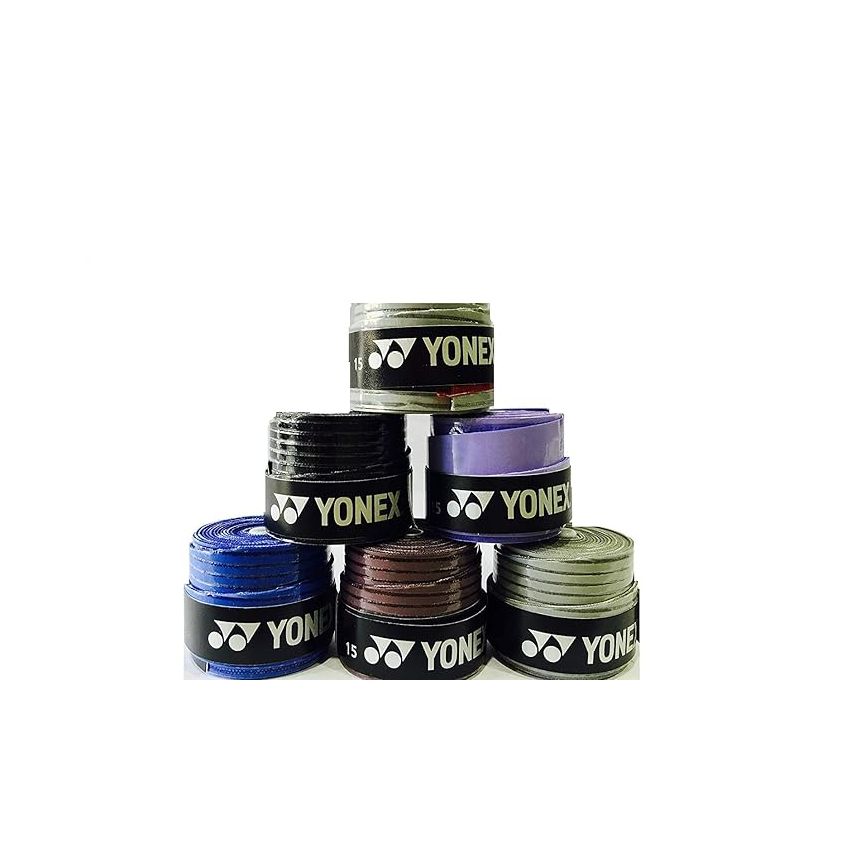 YONEX Etec Badminton Grip (Assorted Colour) - Pack of 6