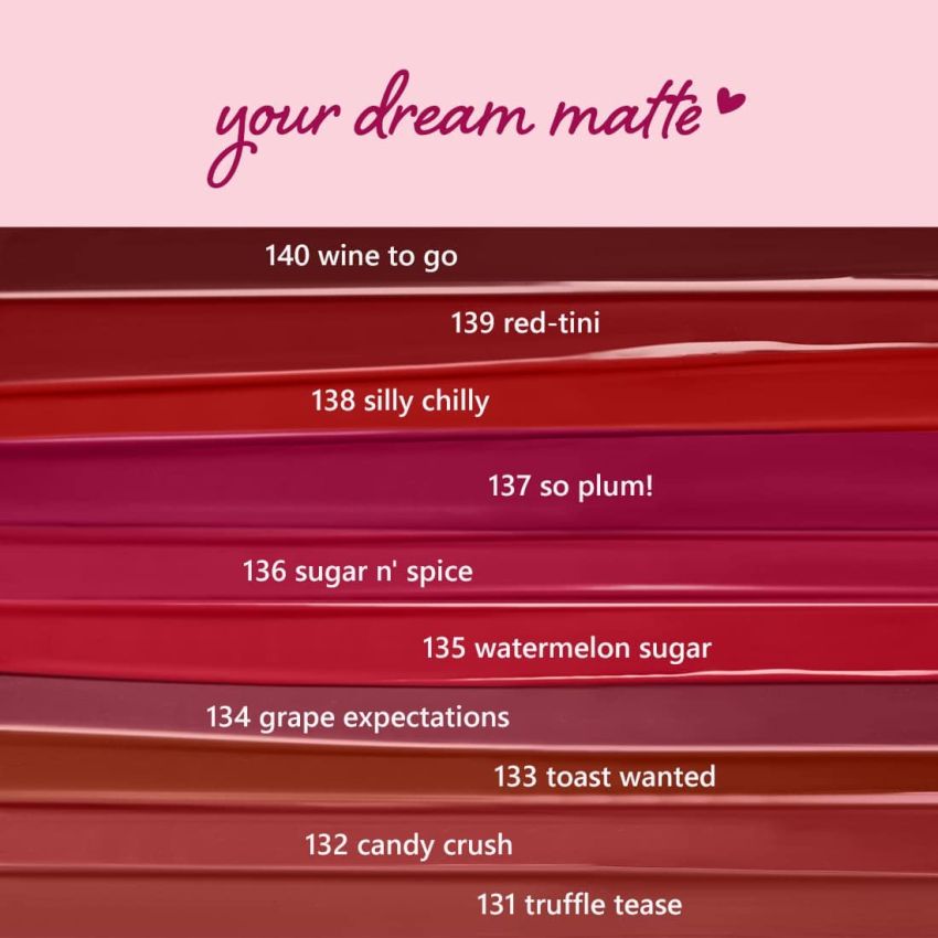 Plum Matte In Heaven Liquid Lipstick | Non-Drying | Smudge-Proof | 100% Vegan & Cruelty Free | Grape Expectations - 134 (Ashy Mauve)