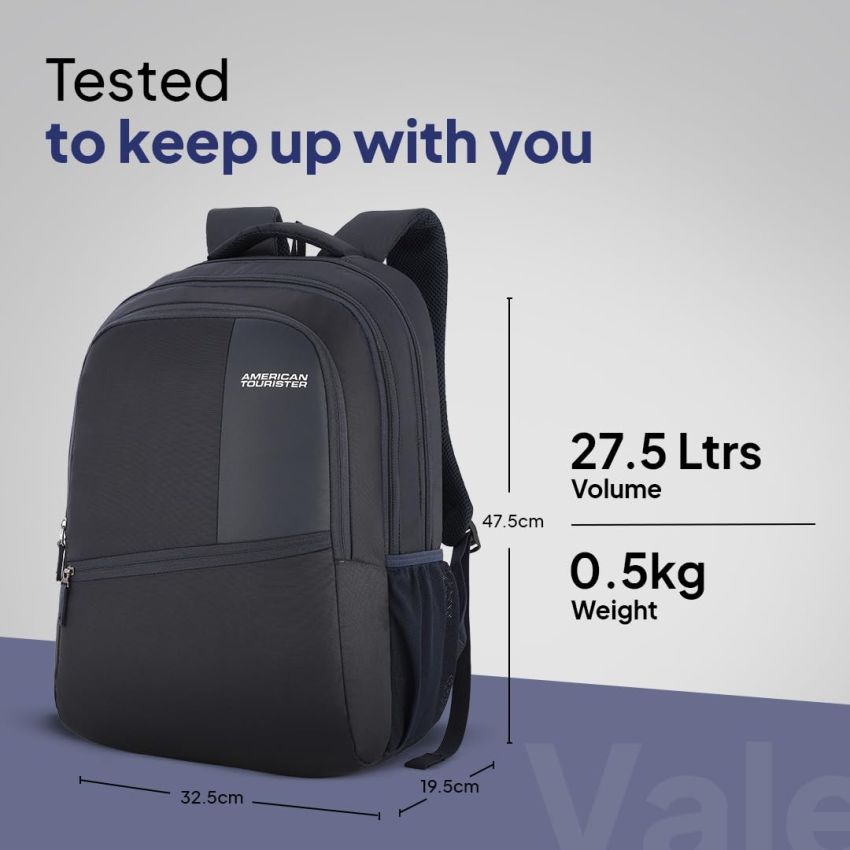 American Tourister Valex 28 Ltrs Large Laptop Backpack Blue