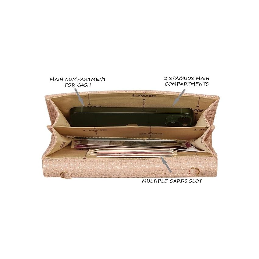 Lavie Women's Spark Ava Envelope Clutch | Ladies Purse Handbag