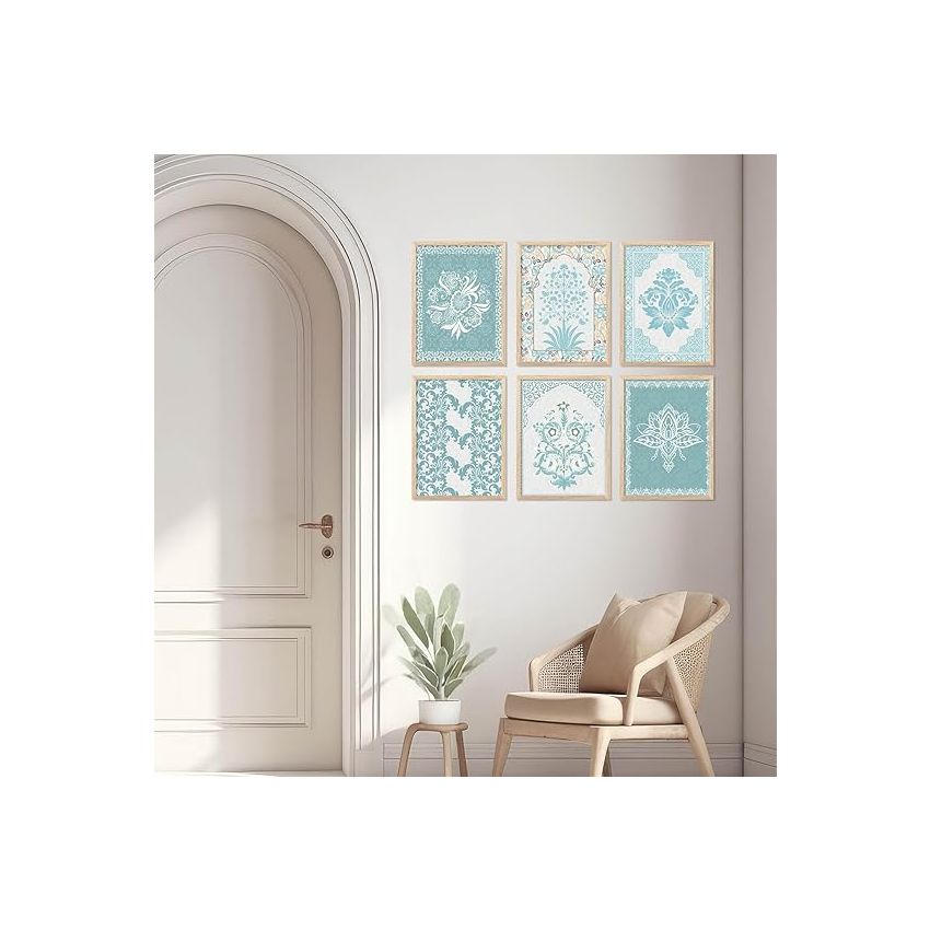 kotart Madhubani Art Paintings with Frame for Home Decoration - Traditional Framed Painting for Living Room Bedroom Office Decor - Painting for Wall Decoration - (10X13 INCH, B)