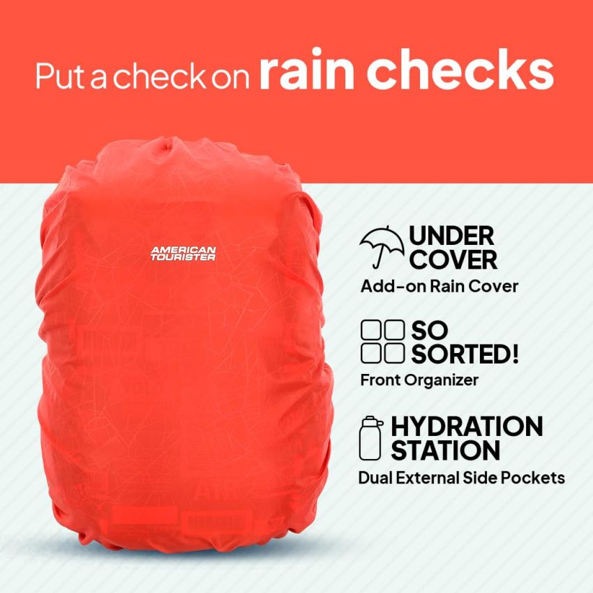 American Tourister Backpack for travel with Organizer