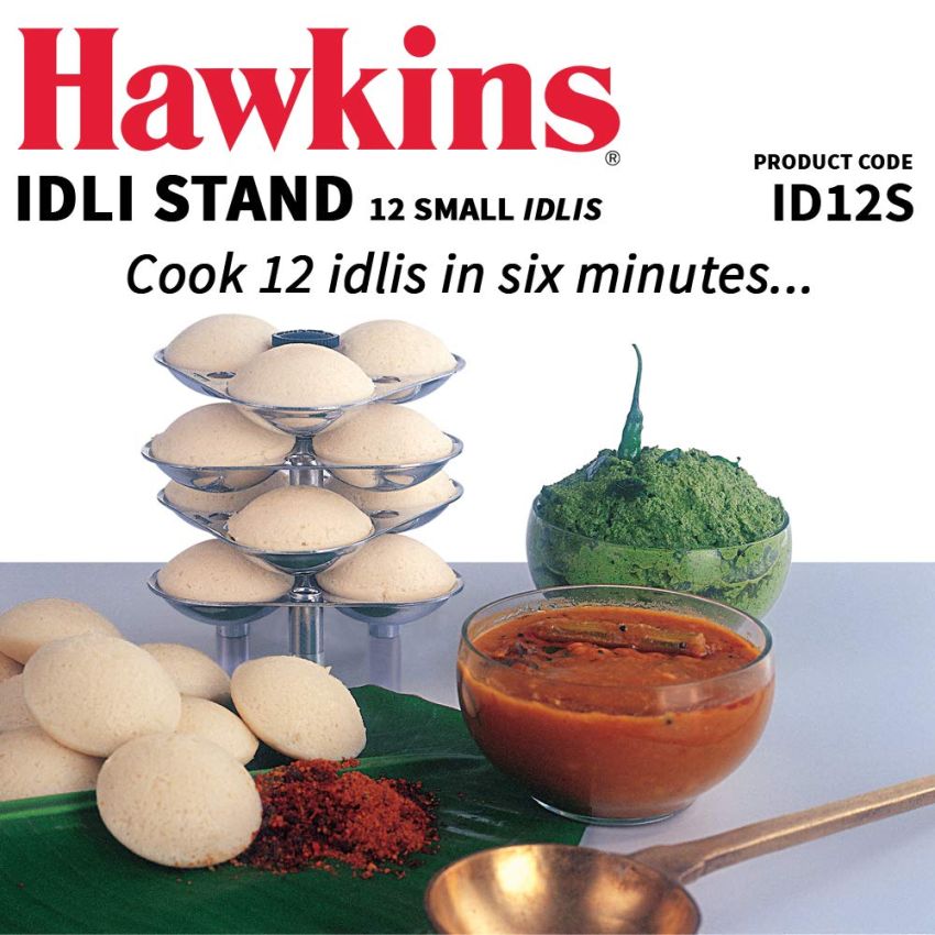 Hawkins contura Non-Induction Base Pressure Cooker and Idli Stand