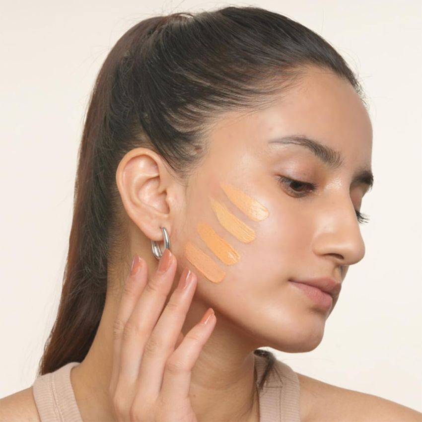 Plum Superpower BB Serum with SPF 50 PA ++++ | Natural Everyday Base | Evens Out Skin Tone | Buildable Coverage | With 3% Niacinamide | 100% Vegan & Cruelty Free | 30 ml - 04 Almond