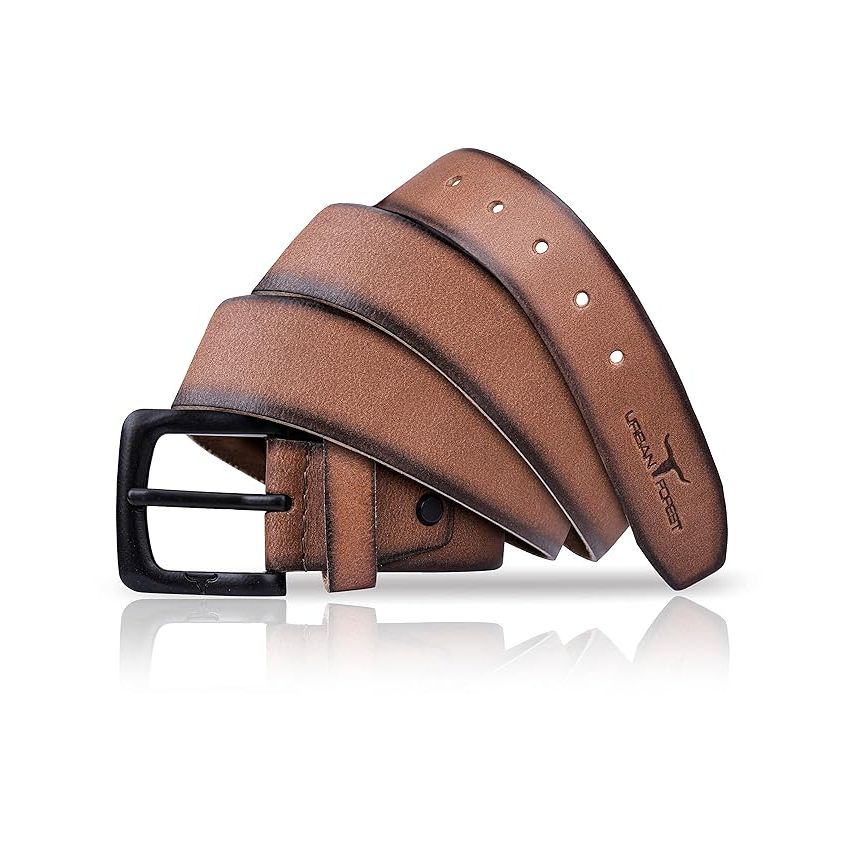 URBAN FOREST Ben Burnish Leather Belts for Men