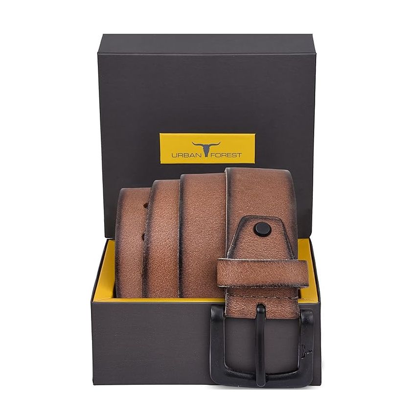 URBAN FOREST Ben Burnish Leather Belts for Men