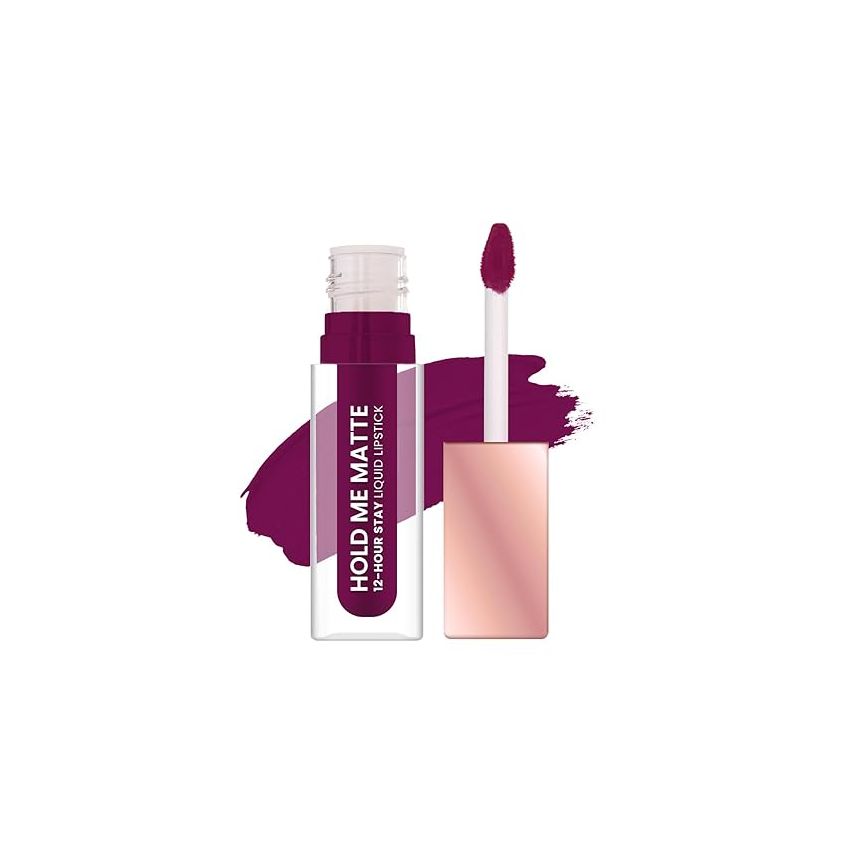 Swiss Beauty Hold Me Matte Liquid Lipstick | 12 Hours Stay | Non-Transfer Lipstick | Waterproof Lipstick with Intense Hydration| Shade - Berrylicious, 4.5ml