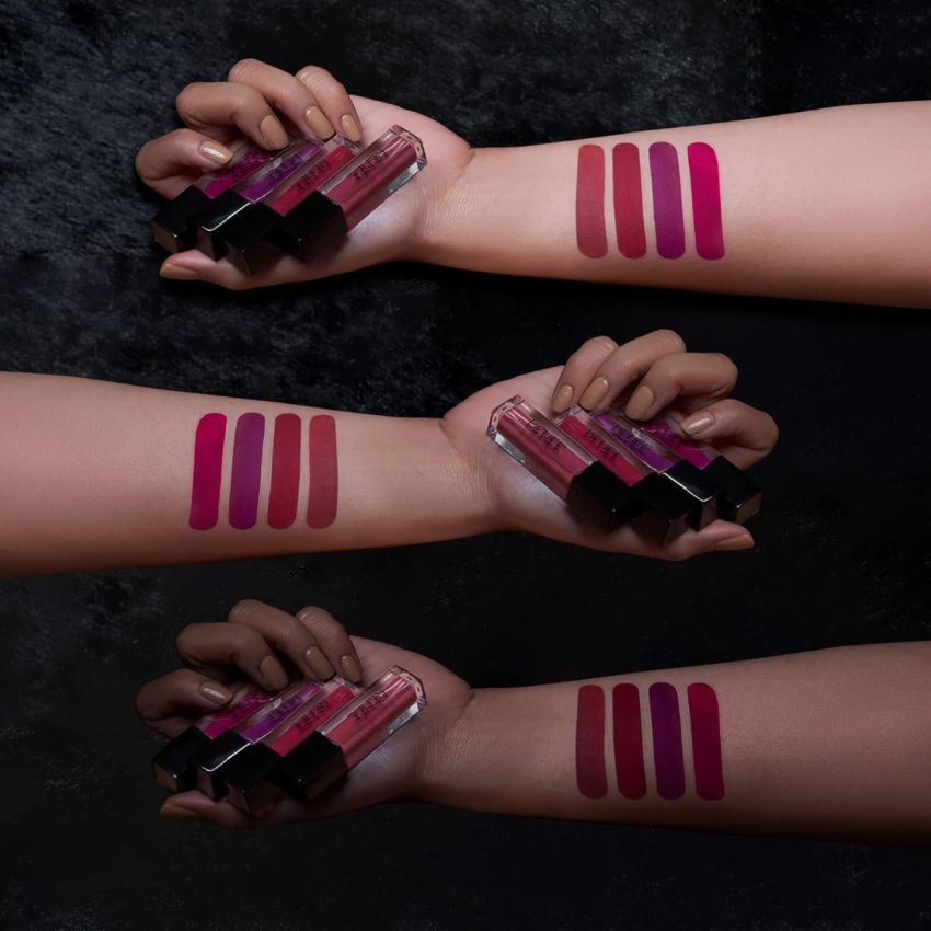 RENEE Stay With Me Mini Matte Lip Color Juicy Berries 2ml Each| Long Lasting, Light Weight & Non Transfer Formula| Water & Smudge Proof