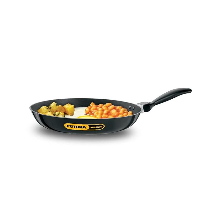 Hawkins Futura 28 cm Frying Pan, Non Stick Fry Pan, Big Frying Pan, Black (NF28)