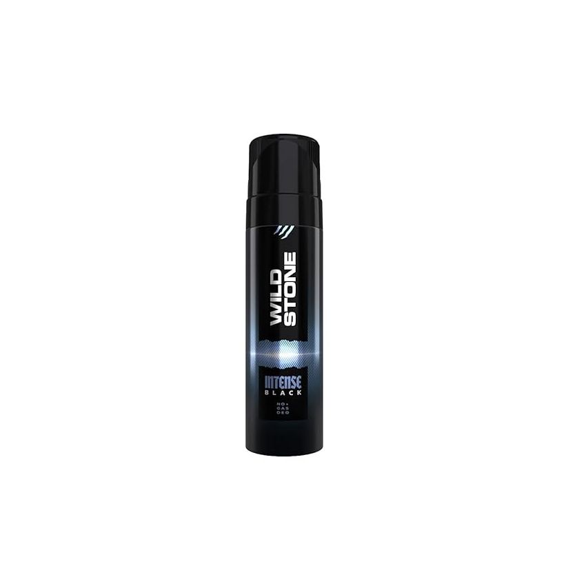 Wild Stone Intense Black No Gas Deo for Men, Long Lasting Deodorant Body Spray, 120ml