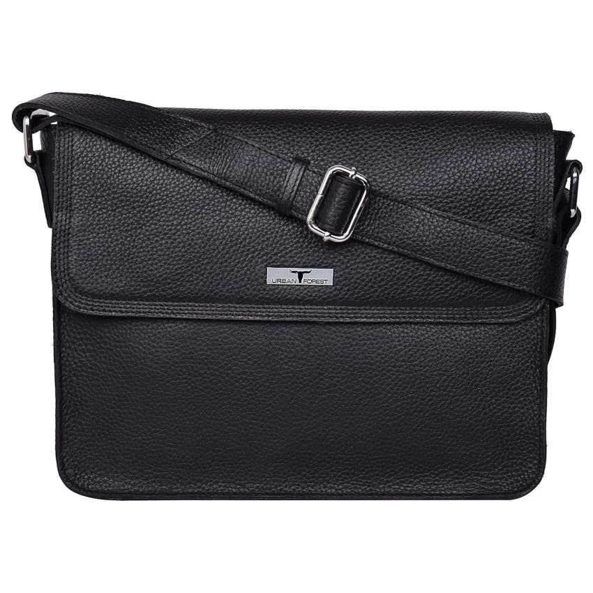 URBAN FOREST Cody Leather Messenger Bag for Men