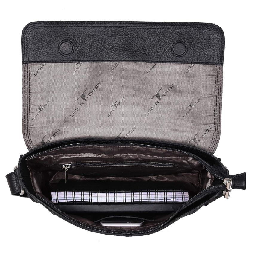 URBAN FOREST Cody Leather Messenger Bag for Men
