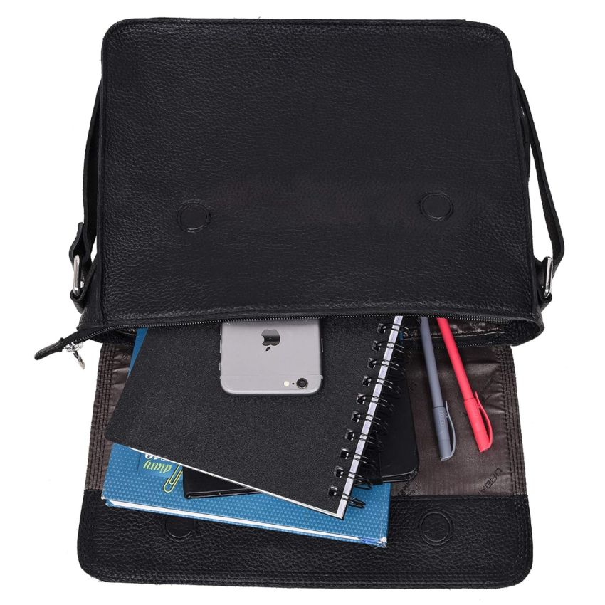 URBAN FOREST Cody Leather Messenger Bag for Men