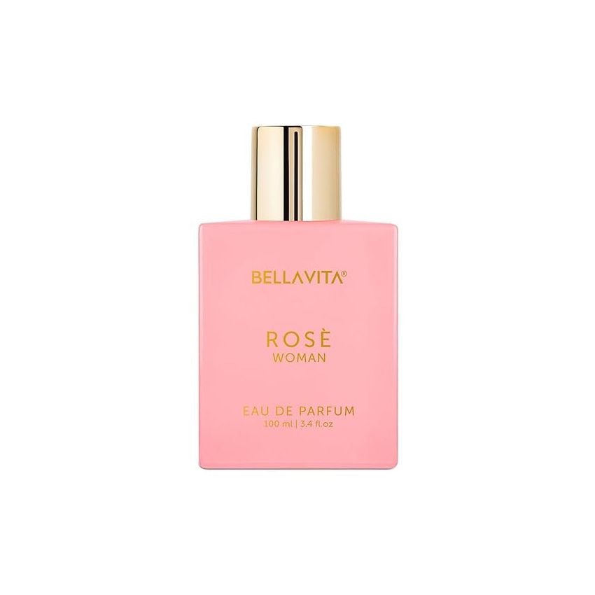 Bella Vita Luxury Rose Woman Eau De Parfum Perfume for Women with Black Currant, Vanilla, Jasmine|Floral & Sweet EDP Long Lasting Fragrance Scent 100 ML