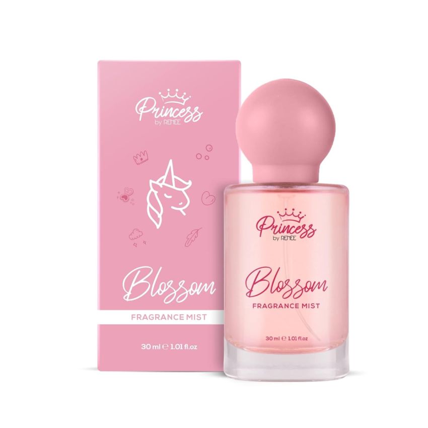 Princess By RENEE Blossom Fragrance Mist 30ml, Mild & Water Based Mist with Long Lasting Fruity & Floral Scent | Gentle, Skin Friendly Ingredients, Alcohol-free & dermatologically tested