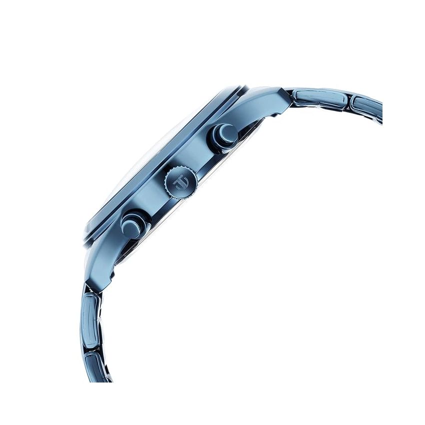 Titan Neo Splash Blue Dial Quartz Multifunction Stainless Steel Strap Watch for Men-NS1805QM01