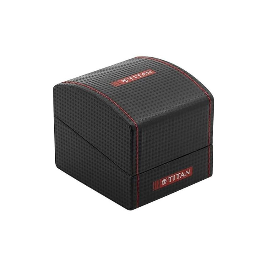 Titan Workwear Blue Dial Quartz Multifunction Stainless Steel Strap watch for Men-NS1769SM01