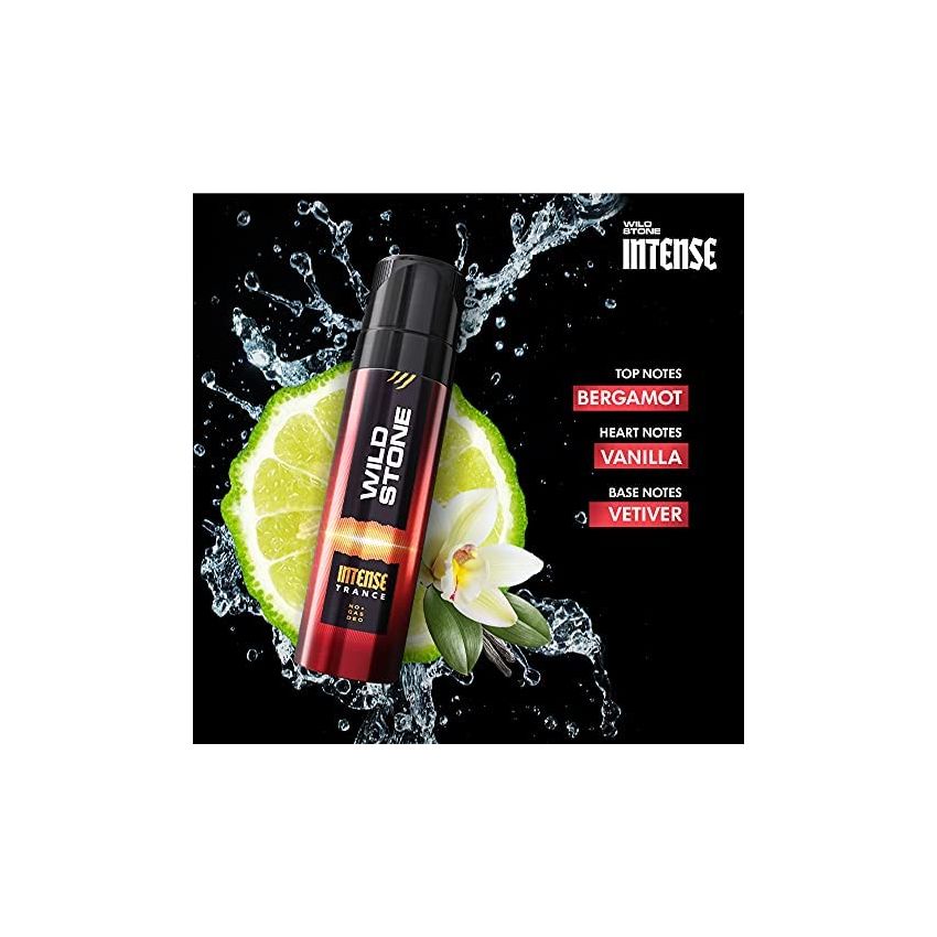 Wild Stone Intense Trance No Gas Mens Deodorant, Long Lasting Body Spray for Men, 120ml