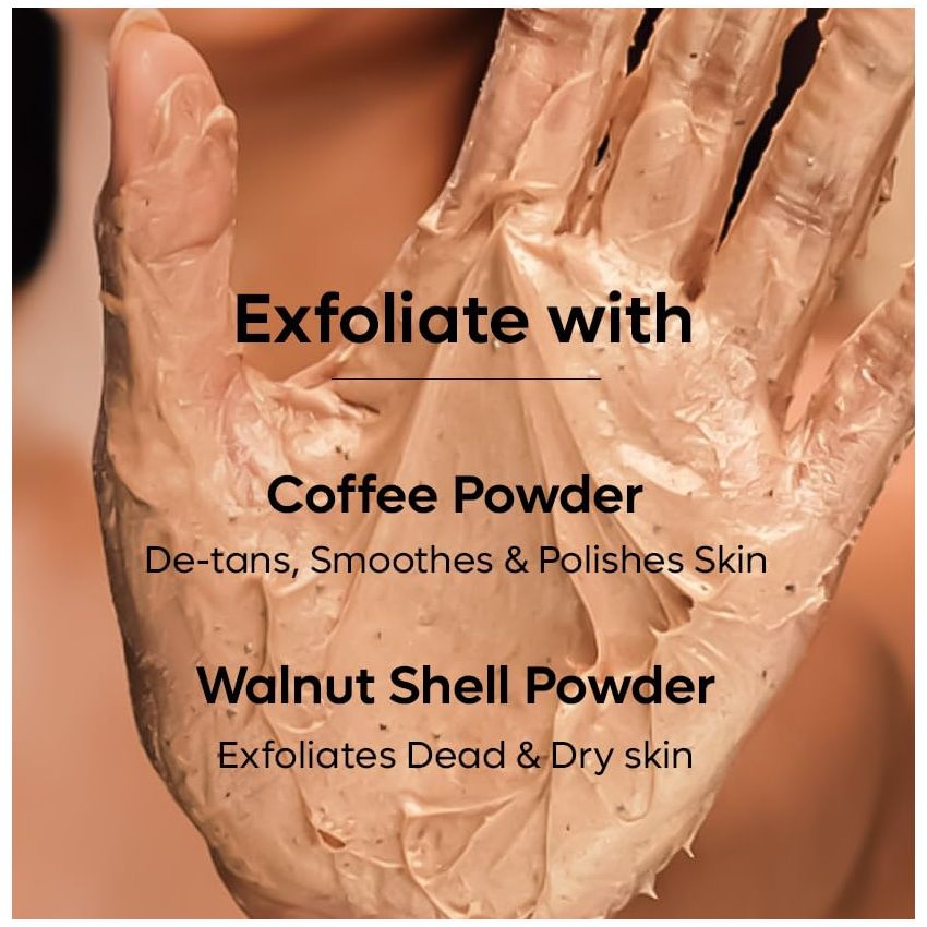 MCaffeine Shimmer Body Scrub With Coffee For Smooth & Glowing Skin (150 g)