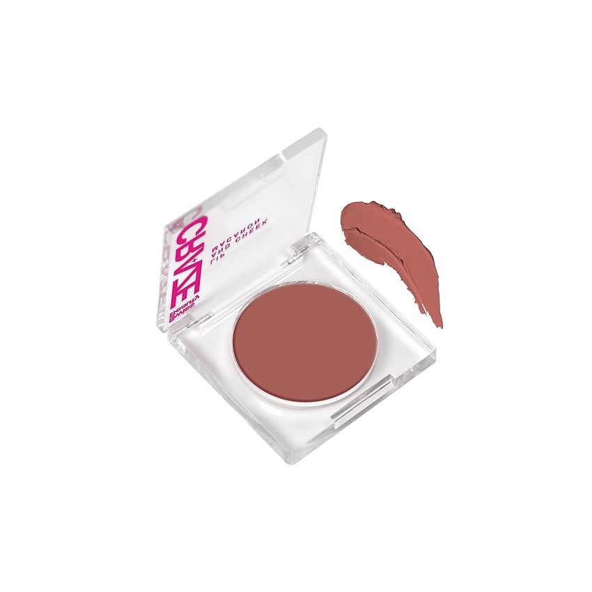 Swiss Beauty Craze Lip and Cheek Macaron | Multi- Purpose, lightweight Cream tint with Vitamin E and Olive oil | Shade- Brown Pie, 3gm