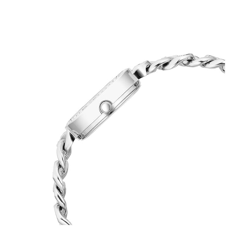 Titan Brass Analog Silver White Dial Women's Watch-95288SM01/NT95288SM01