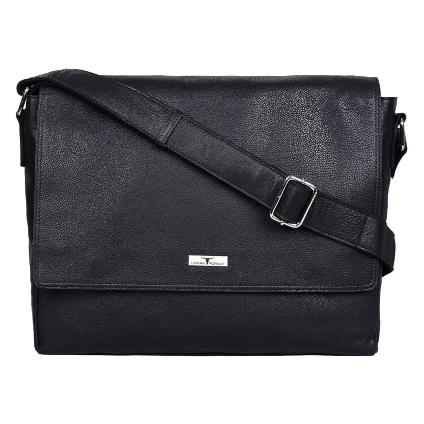 URBAN FOREST Brent Leather Messenger Bag for Men