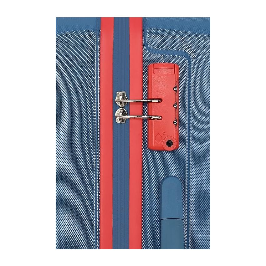 American Tourister Bricklane+ 8 Wheel Spinner Polycarbonate (Pc) 69 Cm Medium Cobalt Blue Check-in Hard Luggage Suitcase