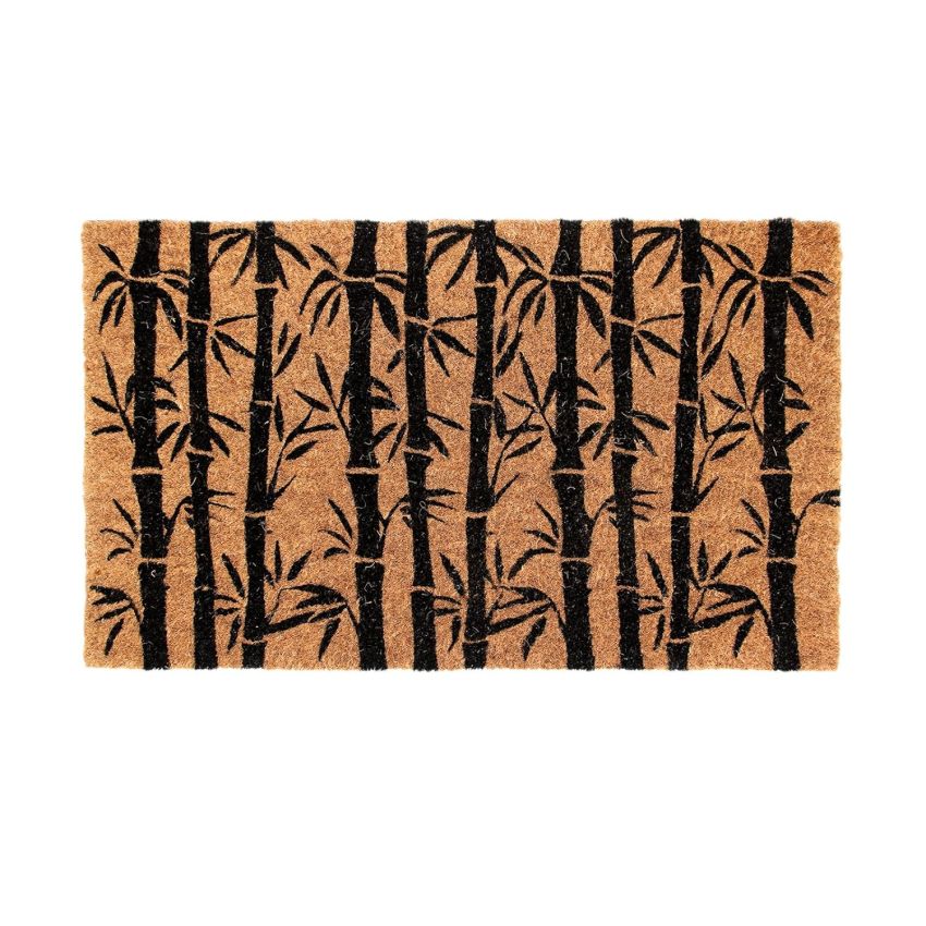 Onlymat Printed Door Mat (Brown Black, Coir PVC, 75 X 1.5 X 45 cm)