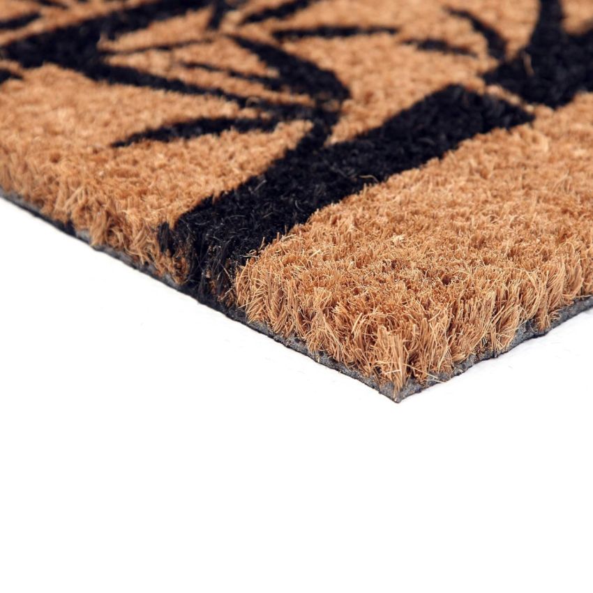 Onlymat Printed Door Mat (Brown Black, Coir PVC, 75 X 1.5 X 45 cm)