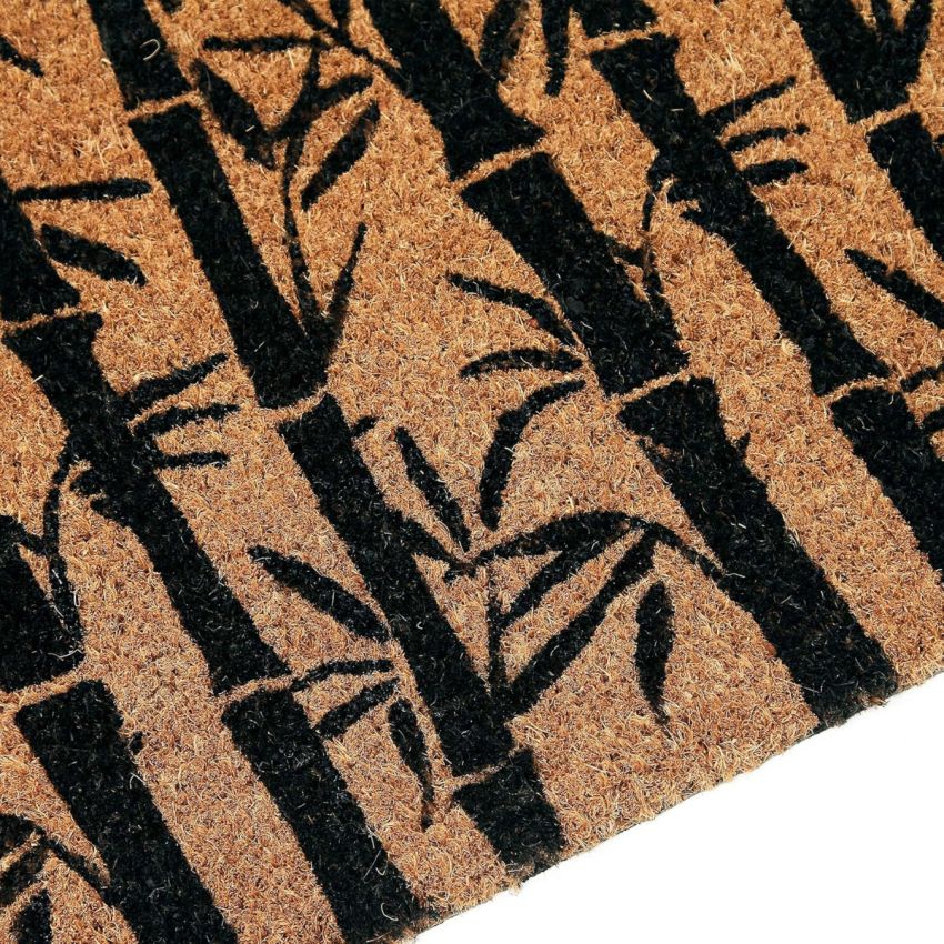 Onlymat Printed Door Mat (Brown Black, Coir PVC, 75 X 1.5 X 45 cm)