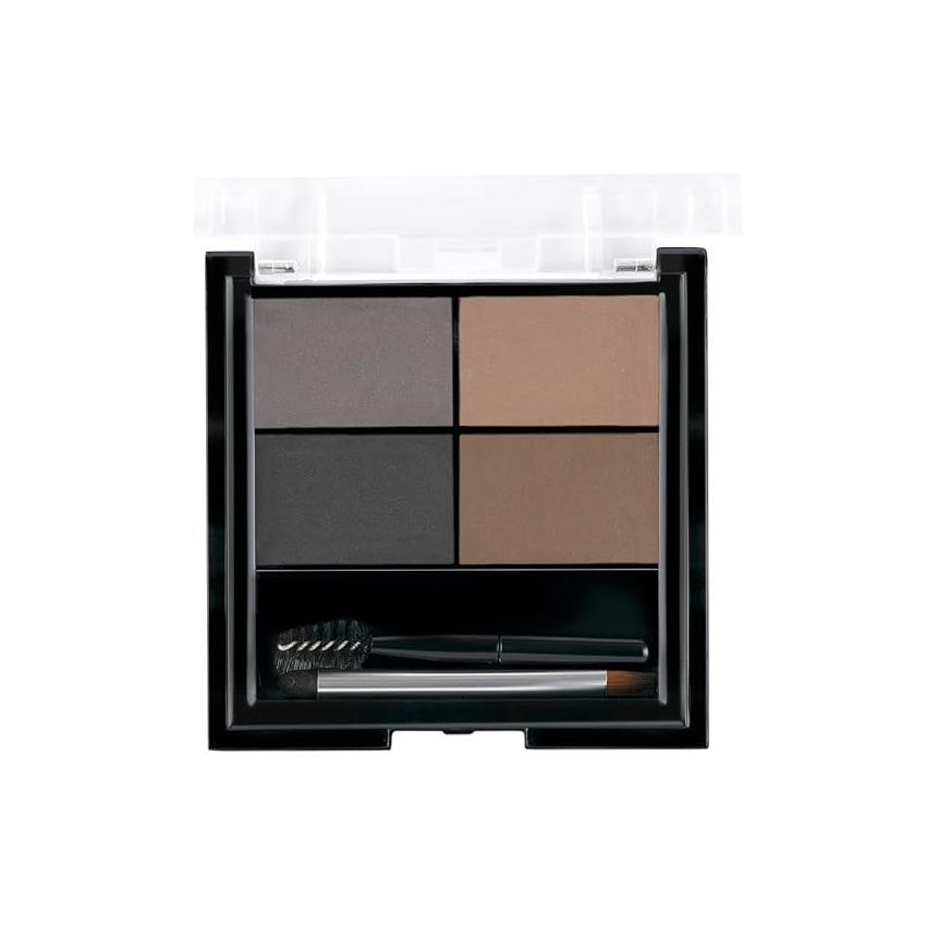 MARS 4 in 1 Eyebrow Powder Cake with Angled Eyebrow Brush and Spoolie | Long Lasting & Waterproof | (8g)