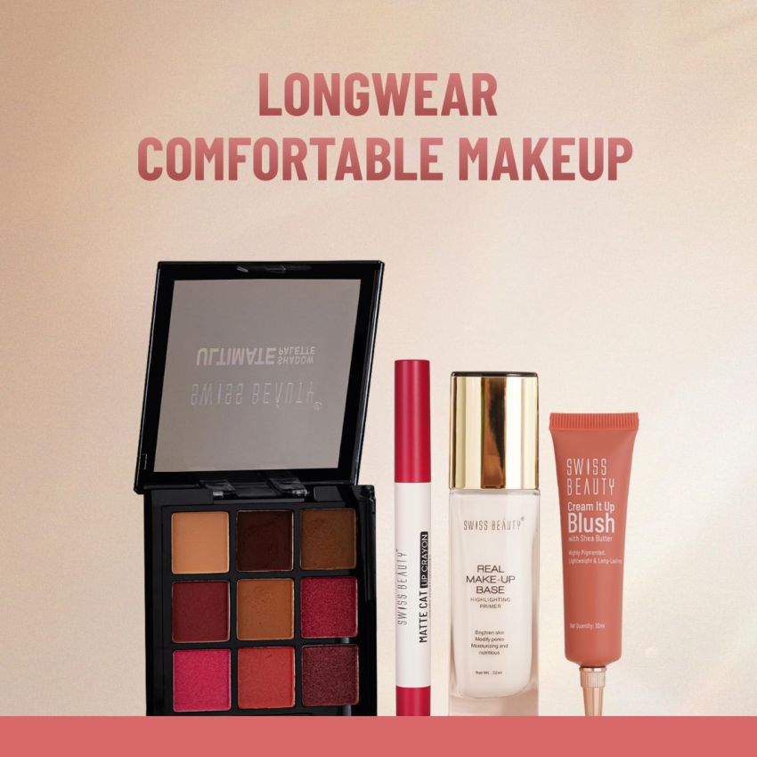 Swiss Beauty Cream It Up Blusher | Highly Pigmented | Long-lasting | Buildable & Blendable | All Skin Types | Shade - Natural Flush, 10ml