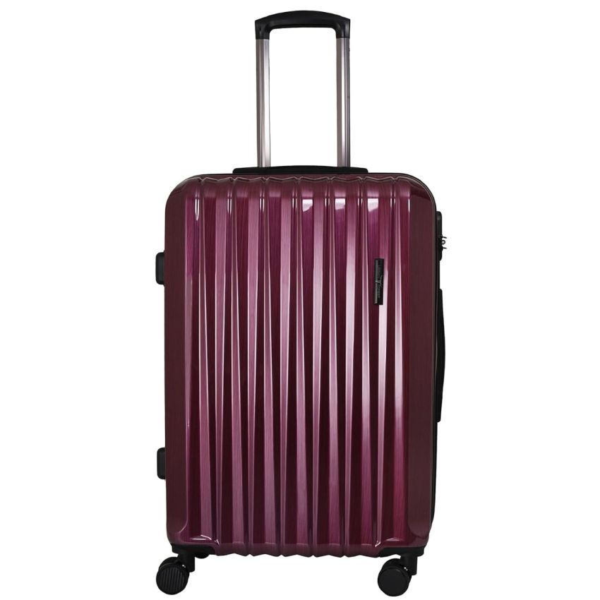 URBAN FOREST Orion Pink ABS with Polycarbonate Hard-Sided 78cm Check-in Trolley Luggage