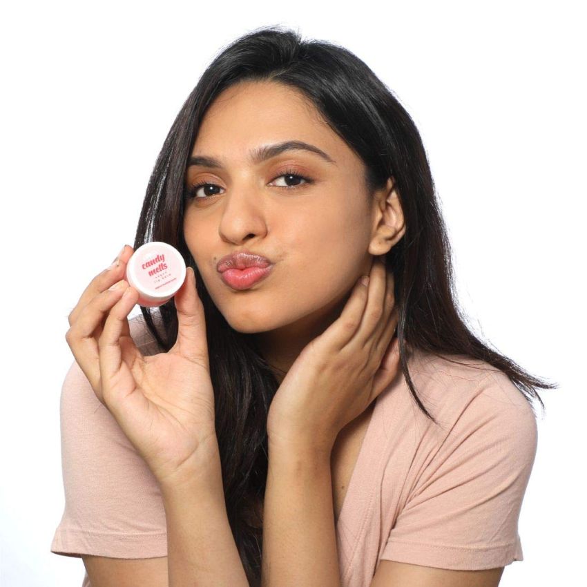 Plum Candy Melts Vegan Lip Balm | Red Velvet Love| For Dry & Chapped Lips | Natural SPF with Vitamin A | Shea Butter | Nourish & Protect | Sheer-Tint | 12g