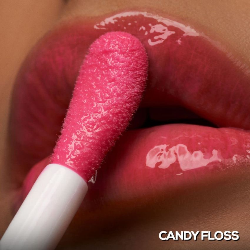 RENEE Super Natural Tinted Lip Oil Candy Floss 3ml, Long Lasting Moisturization & Nourishment | Enriched With Vitamin E & Argon Oil