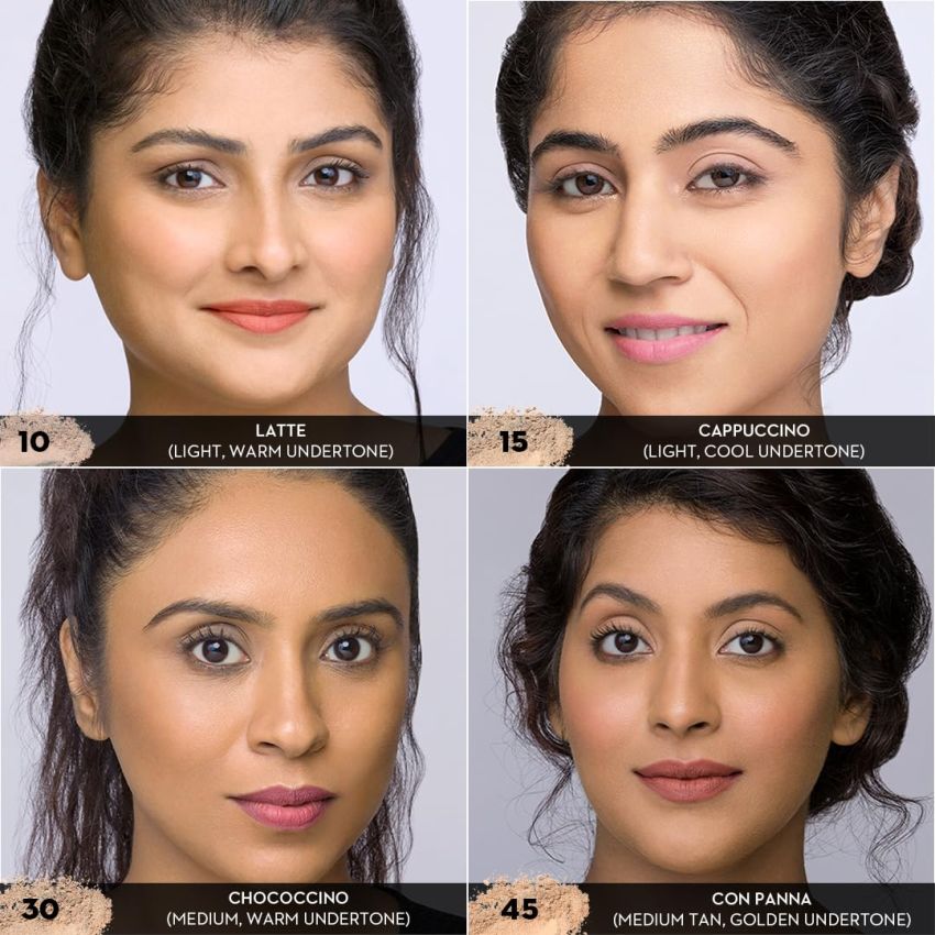 SUGAR Cosmetics Dream Cover Matte Compact Powder With SPF 15 & Vitamin E | Pressed Setting Powder | Blurs Pores - 15 Cappuccino (light-medium)