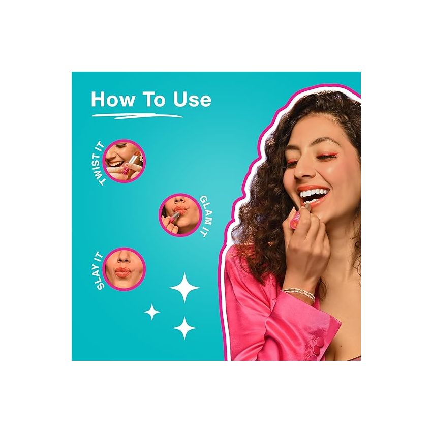 Swiss Beauty Craze Lip and Cheek Macaron | Multi- Purpose, lightweight Cream tint with Vitamin E and Olive oil | Shade- Strawberry, 3gm