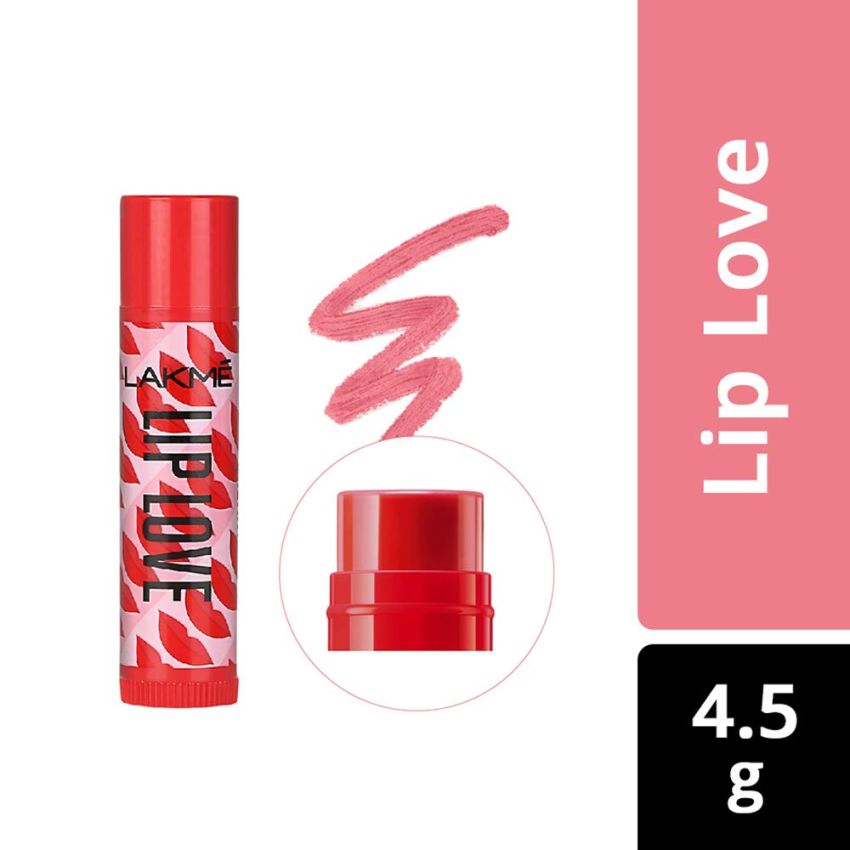 LAKMÉ Lip Love Spf 15 Lip Balm For Soft, Smooth, And Moisturised Lips, 4.5Gm-Cherry,1 Count