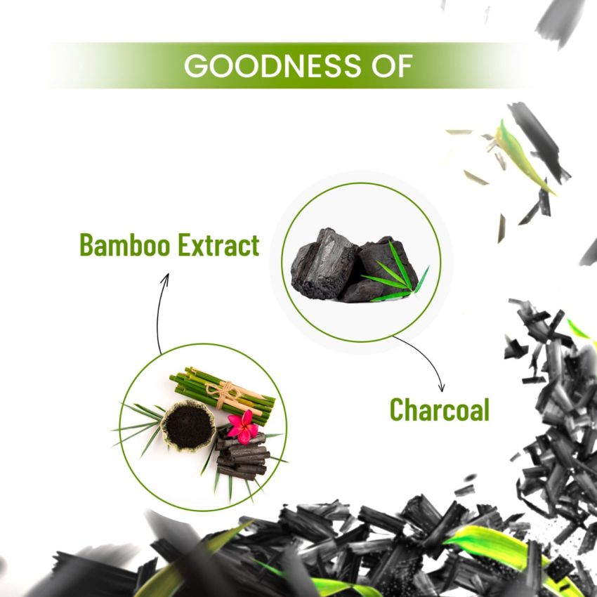 Swiss Beauty Charcoal & Bamboo Instant Detox Sheet Mask| Serum- infused sheet mask | Unclogs pores, Balances excess oil | 20ml