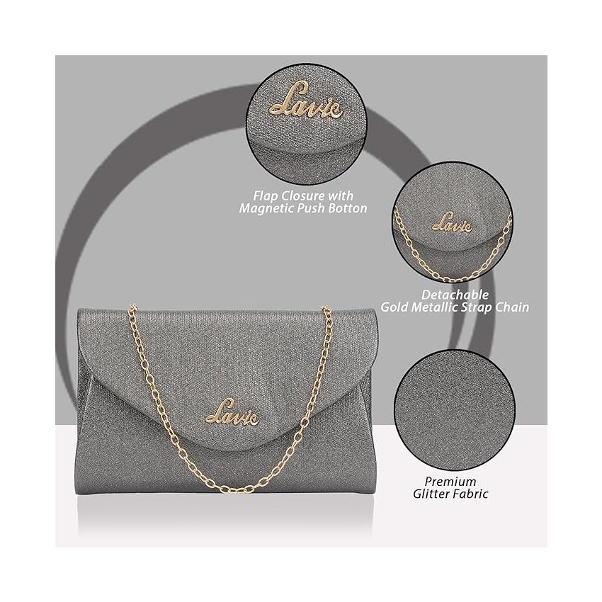 Lavie Women's Charmy Clutch | Ladies Purse Handbag