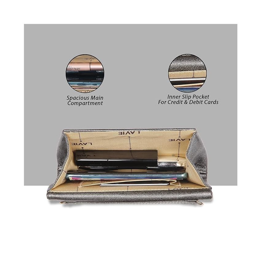 Lavie Women's Charmy Clutch | Ladies Purse Handbag