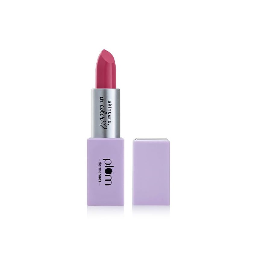 Plum Velvet Haze Matte Lipstick with SPF 30 | Powder Matte Finish | Highly Pigmented | With Ceramides | 05 Cheeky Cherry