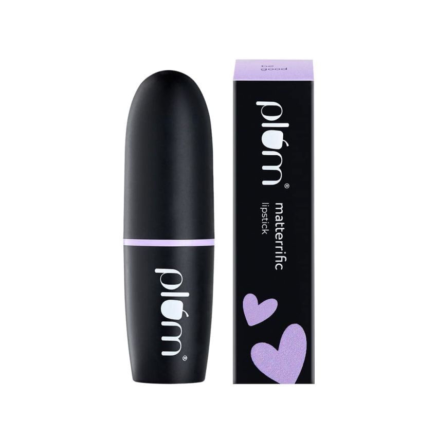 Plum Matterrific Lipstick | Highly Pigmented | Nourishing & Non-Drying | 100% Vegan & Cruelty Free | Upside Brown - 126 (Chocolate Brown)