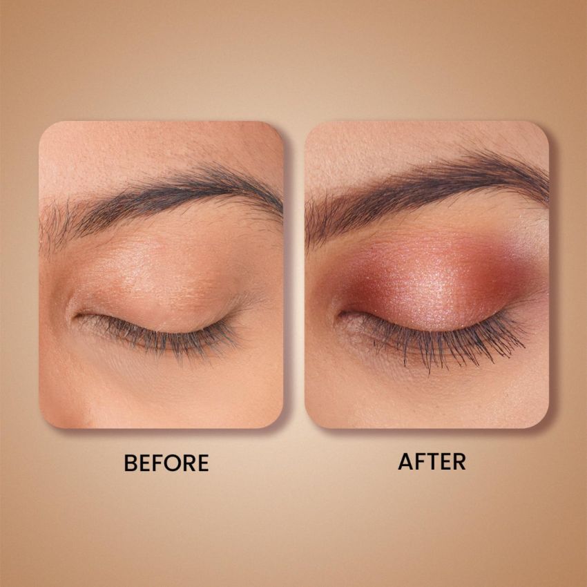 Swiss Beauty Chrome & Matte Twin Eyeshadow Stick | Mix of Matte and Shimmer | Easy to blend, non creasing eyeshadow | 24 Hour Stay | Shade- Autumm Break, 2g