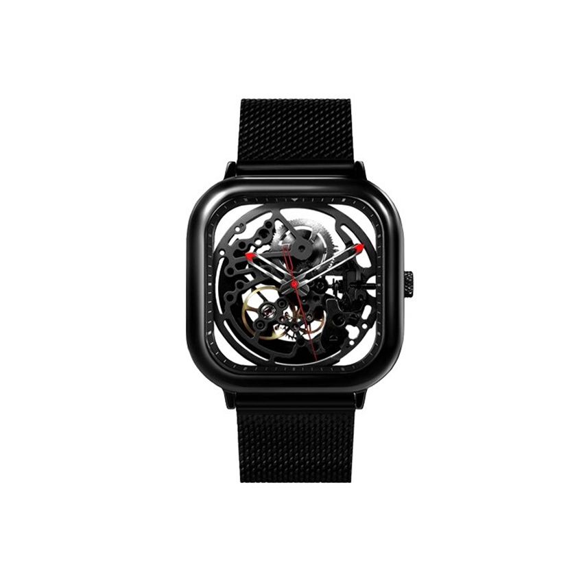 CIGA DESIGN Design Full Hollow Stainless Steel Black 40 MM Automatic Men watch