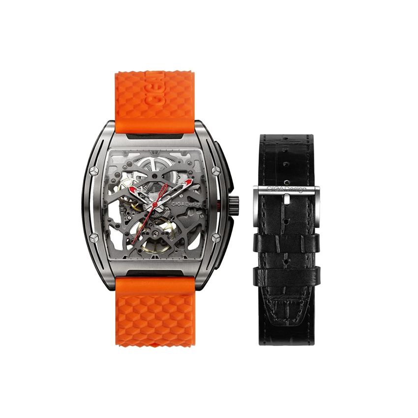 CIGA DESIGN Design Z-Series Titanium Orange 40.8 MM Automatic Men watch