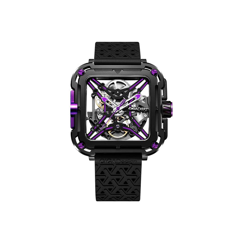 CIGA DESIGN Design X Series Stainless Steel Purple 48 MM Automatic Men watch