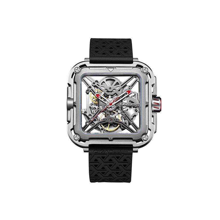 CIGA DESIGN Design X Series Stainless Steel Silver 48 MM Automatic Men watch