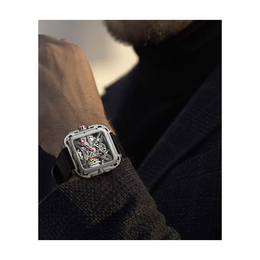 CIGA DESIGN Design X Series Stainless Steel Silver 48 MM Automatic Men watch