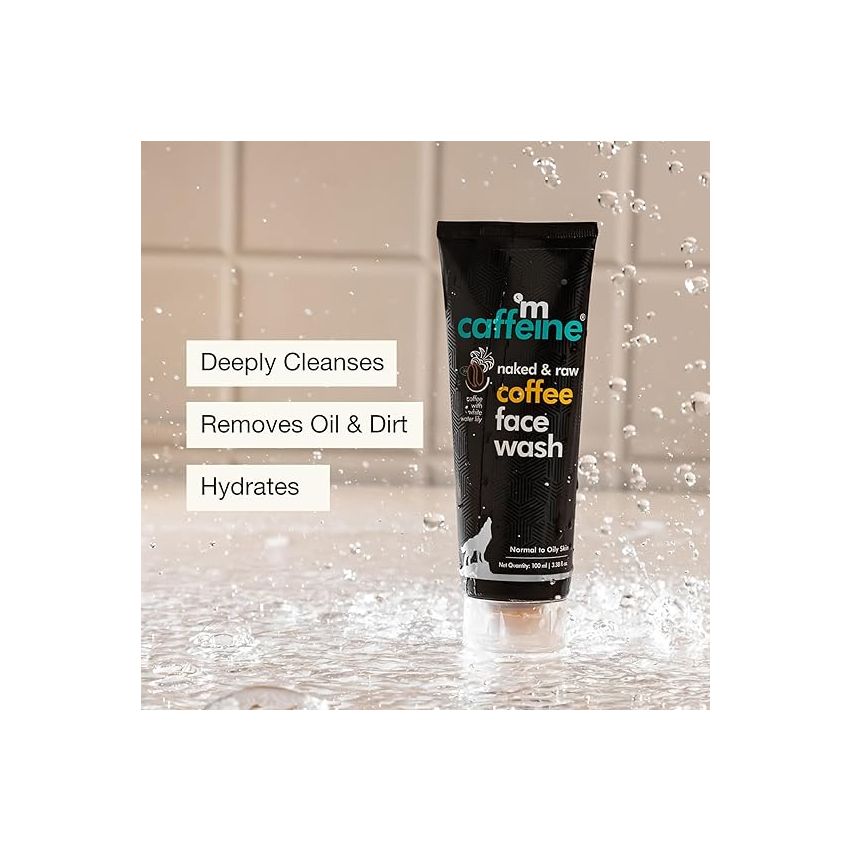 mCaffeine Deep Cleansing Coffee Face Wash for Oil Control | De Tan Face Wash for Men & Women | Daily Use Anti Pollution Face Wash For Summers | 100ml